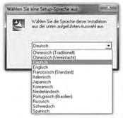 HINWEIS Wenn Sie die Autostartfunktion ausgeschaltet haben und der Installationsvorgang nicht automatisch beginnt, starten Sie den Installationsvorgang durch einen Doppelklick auf die Datei autorun.