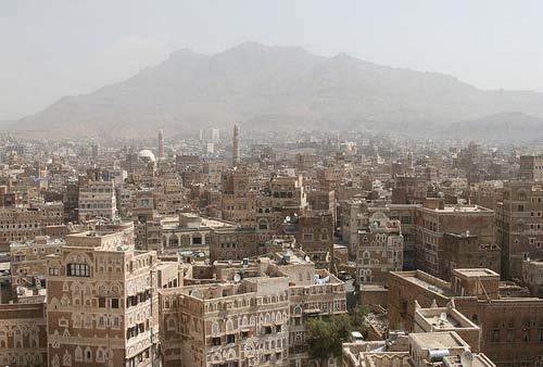 Imagem 4 - Construção em terra em Sanaa,