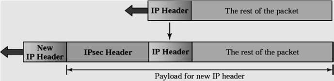 enviado, no caso, pelos roteadores responsáveis por implementar a VPN.