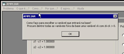 Figura 4 - Tela do AMPLIAR mostrando resposta oferecida ao aluno após uma pergunta. 5.