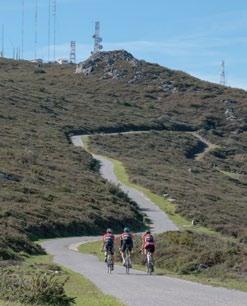 PERCURSOS DE CICLISMO ZONAS DE SUBIDA OESTE Fóia -Esubida portela da nave 4.