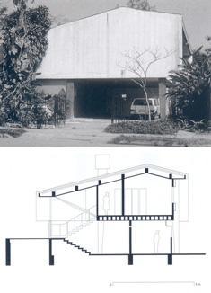 As residências Baeta (1956), Bittencourt 2 (1956) e Mendonça (1958) se destacam em sua obra e
