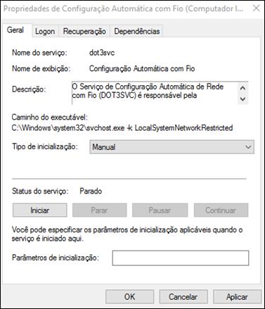 Esse mesmo procedimento também pode ser utilizado para quem mesmo com os Passo a Passo de Autenticação de Forma ON-LINE, teve problemas com a autenticação na rede cabeada: 1 Clique e mantenha