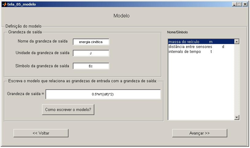 GEU Exemplos Ilustrativos 73 de 94 Após adicionar todas as grandezas, (clicando no botão Adicionar grandeza, ao preencher os dados relacionados à grandeza), o usuário deve clicar em Avançar para