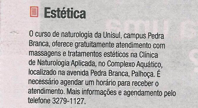 Veiculo: Jornal Notícias do Dia Data: