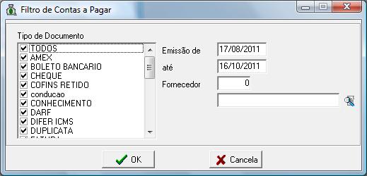 1 1 O módulo foi desenvolvido com o objetivo de centralizar em um único módulo todo o controle dos títulos a Pagar.