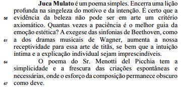 14) Com relação às ideias e às estruturas linguísticas do texto IV, julgue o item a seguir.