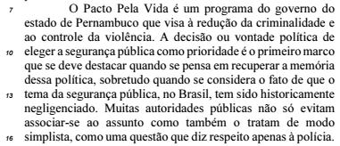 62 e 63), caso a expressão se bem que e a forma verbal sejam fossem substituídas, respectivamente, pelo termo porquanto e pela forma verbal são.