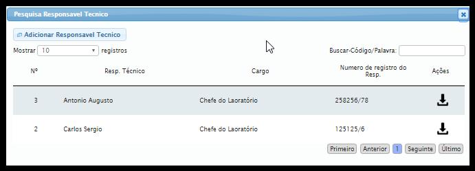 5.1.1 Identificação do Período do CDF Inicialmente o Destinador deverá indicar o período a que se referem os CDFs a serem emitidos. 5.1.2 Identificação do Responsável Técnico do CDF Passo seguinte é indicar o Responsável Técnico pelo CDF a ser emitido.