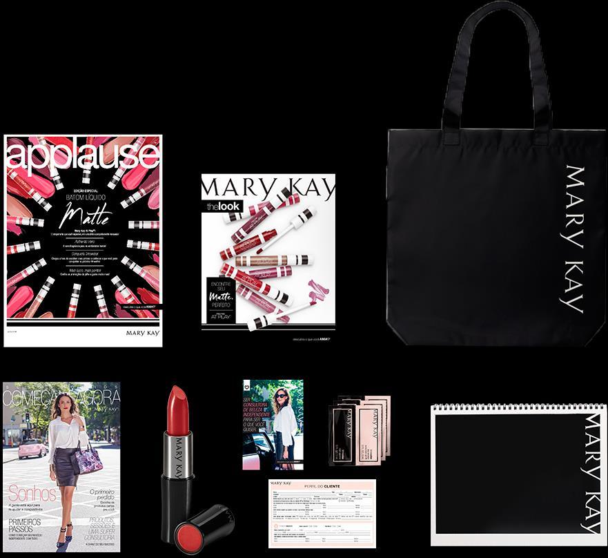 1 Tote Bag Mary Kay Revista Applause The Look - 5 un.