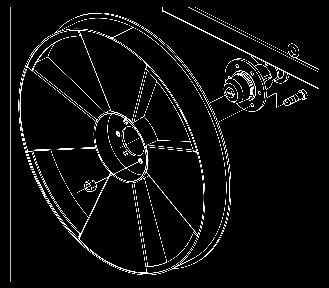 - Para efetuar a montagem das roçadeiras, proceda da seguinte forma: MONTAGEM DA RODA - RAC 1700 / RACD 3400 (Figura 4) 1 - Coloque a roda (1) no cubo (2) e fixe com os parafusos (3) e