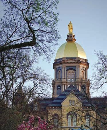 COM UMA MENTE CRÍTICA, VEM O Espiritual A Universidade de Notre Dame foi fundada pela Congregação de Santa Cruz há 170