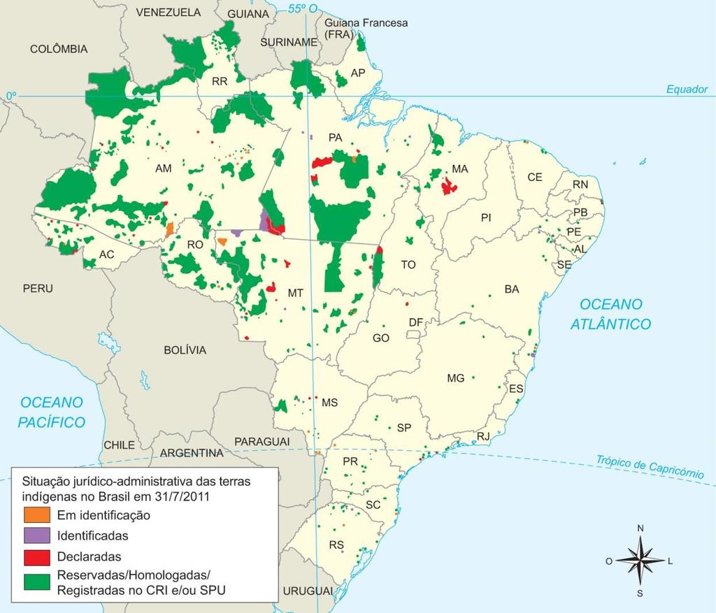 Adaptado de: Instituto Socioambiental, 2011.