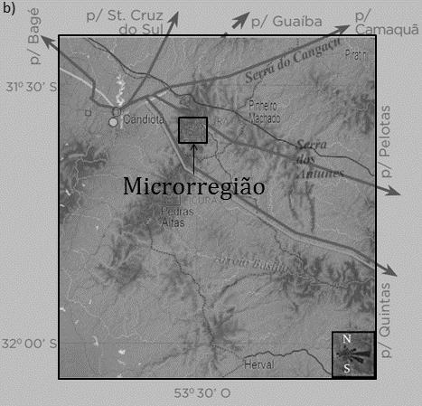 Com relação à topografia da região, que pode ser observada na Fig.