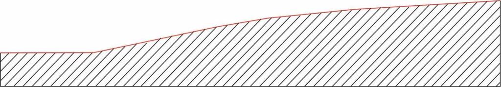 PERFIL DO TERRENO APÓS AS LINHAS VERTICAIS MARCADAS, INSERE-SE LINHAS HORIZONTAIS NA QUANTIDADE DE NÍVEIS TOCANDO A LINHA