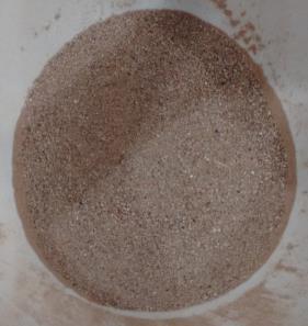 Figura 4: Areia e brita recicladas Para que se possa observar este fato com maior clareza, basta ressaltar que em Aracruz a média do preço da areia tradicional comprada em um material de construção é
