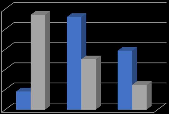 600 500 400 300 200 100 0 558 506 259 217 140 46 Adequado Inadequado Inexistente 1ª ação Última ação Gráfico 3 - Documentação do Processo de Enfermagem em Hospitais entre 2012 e 2016. São Paulo, 2017.