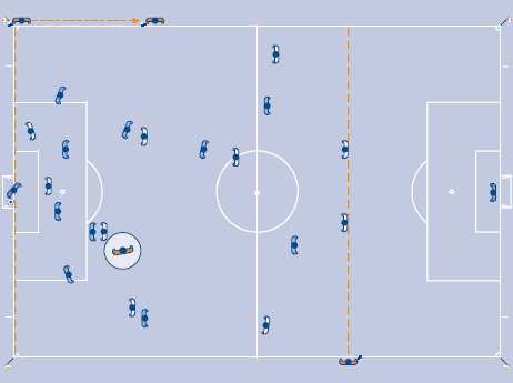 84 LEI 6 OS ÁRBITROS ASSISTENTES Se foi obtido um golo, mas a bola parece entretanto continuar em jogo, o árbitro assistente deverá primeiramente levantar a sua bandeirola para chamar a atenção do