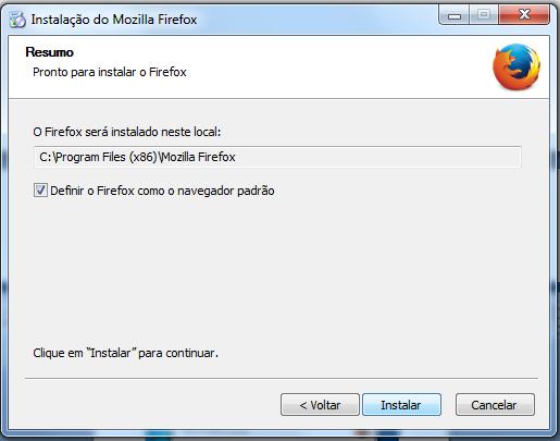 clique em avançar. 1.3.6. Selecione a opção instalar. 1.3.7.