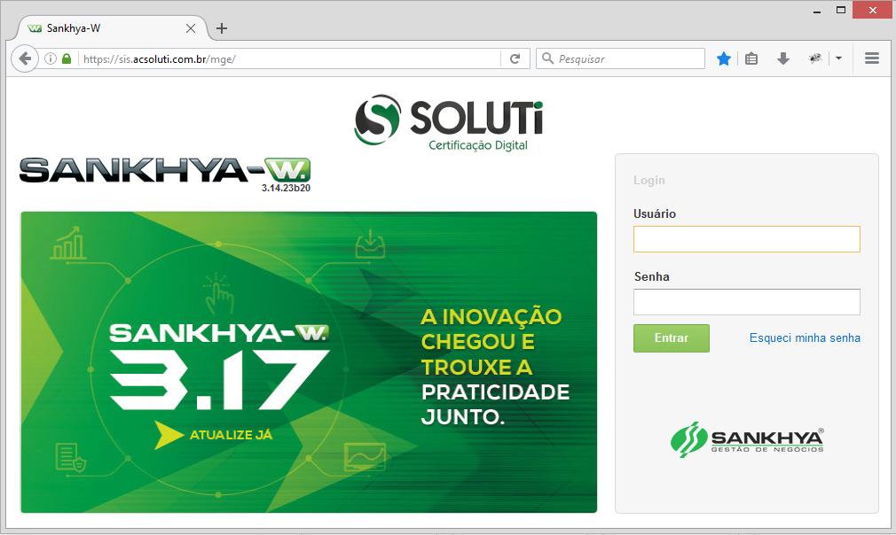 1. SANKHYA-W O Sankhya-W é um ERP utilizado pelos Departamentos da AR SOLUTI para a gestão de vendas, compras e estoque. Mas o que é um ERP?