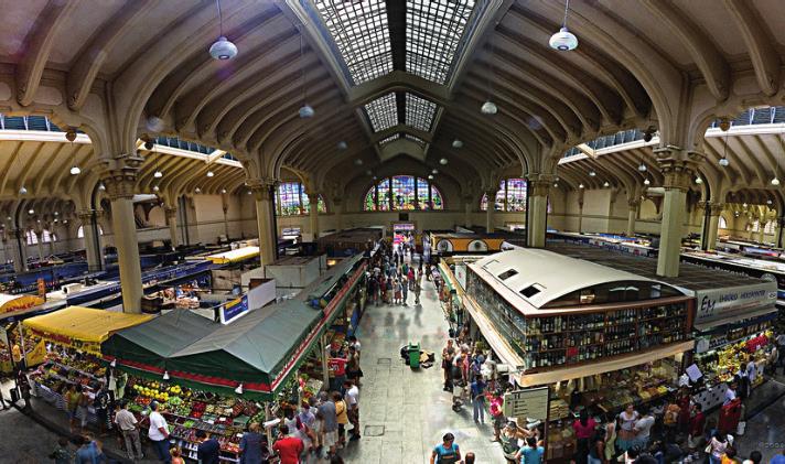 FEIRAS E MERCADOS MERCADO MUNICIPAL Localizado Centro Histórico da capital paulista, o Mercado Municipal de São Paulo, popularmente conhecido como Mercadão, é um dos mais importantes pontos