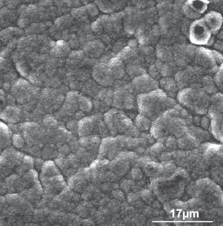 análises MEV e Raman Figura 4 - Micrografi a (MEV) na borda da amostra crescida a 400 sccm de H 2 4,0 sccm de CH 4 Figura 3 - Micrografi a típica (MO 200) feita logo após o crescimento Figura 5 -