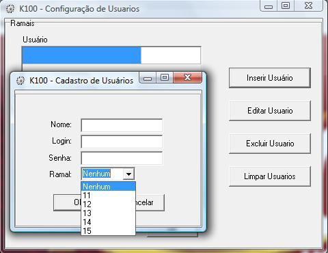 9 Configuração de Pré-pago Abra o K100 Managere clique em Configuração / Configurar Pré-pago Nesta