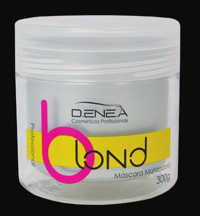 A Blond hidrata e desembaraça os cabelos. Ao ser usado após o Shampoo D.ENE.A Blond, ajuda a reduzir tons dos reflexos amarelados indesejáveis de luzes, tintura e reflexos.