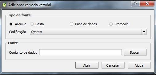 abrir 2º passo: inserir o limite Para inserir o limite da sua área de