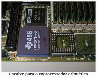 COPROCESSADOR Auxilia o processamento principal no cálculo de funções complexas; Contribui para