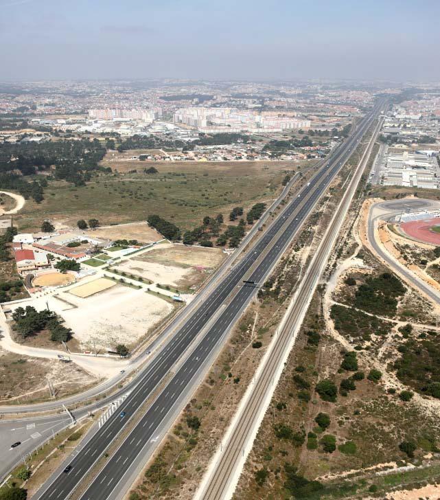 TERRITÓRIO ELEVADA CENTRALIDADE: PROXIMIDADE AOS INTERFACES DE CORROIOS E AMORA; PROXIMIDADE À EN10