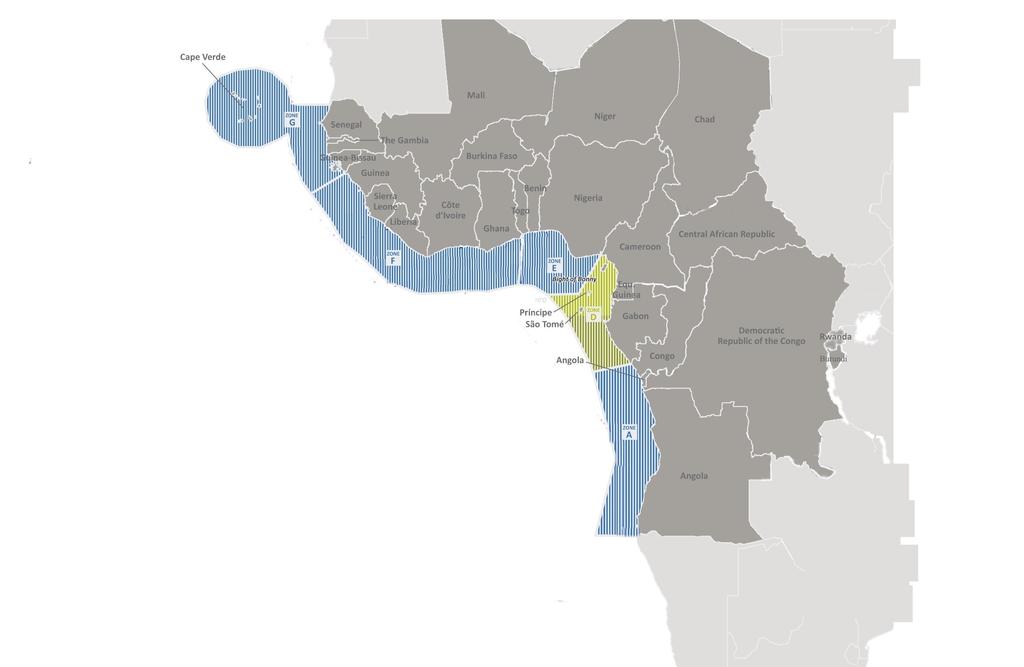 ll- ARQUITECTURA DO PROCESSO DE YAOUNDÉ CMC Zona E - Cotonou - Benim CMC Zona D - Douala - Camarões CIC - Yaoundé - Camarões CRESMAO - Abidjan Costa do Marfim CRESMAC - Pointe Noire - Congo CIC :