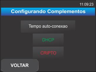 Figura 25: Menu Configuração Geral Realizada a configuração será necessário Salvar as alterações retornando para o Menu de rede como indica a Figura 23.