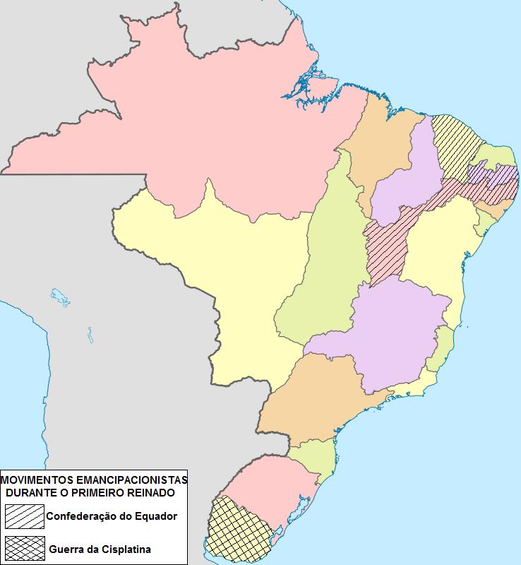 Um outro conflito que gerou grande descontentamento da população em relação ao imperador foi a Guerra da Cisplatina (1825-1828).