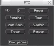 3. Clique com o botão esquerdo do mouse em Próx. Página. Será exibida uma tela para acionamento de funções, conforme apresentado a seguir: Menu de funções 4. Insira o valor 28 ou 95 no campo No.