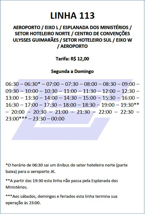 6 TRANSPORTES Na chegada a Brasília, os participantes do X CAMPEONATO BRASILEIRO FUTMESA DADINHO terão diversas opções de deslocamento até os hotéis.