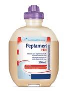 Peptamen HN Definição do produto Alimento para suplementação de nutrição enteral ou oral à base de peptídeos, em embalagem de 500 ml. Hipercalórico 1 e hiperproteico 1.