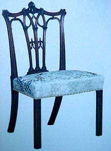 French Elbow Armchair Ribband-Back Chair