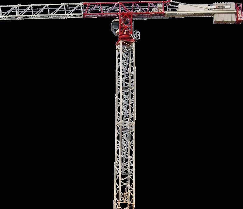CTT 181B1-8 TS1 Flat top Tower crane Specifications: Max jib