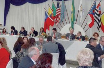 ACONTECEU Rotary Club de São Paulo Alto da Mooca A Festiva de Transmissão de Cargo e Posse do Conselho Diretor 2015-16, realizada