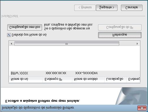 Ree sem fios Quno preer este erã, seleione Altere s efinições port Firewll pr onsentir onexão e ree e ontinue om instlção. (Reomeno) e lique em Seguinte.