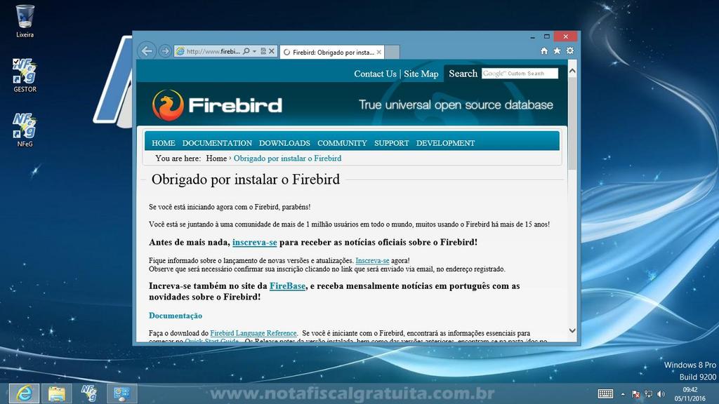 Clique em Concluir deixando marcado as duas opções apresentadas em sua tela. Iniciar o Serviço do Firebird Agora e After installation.