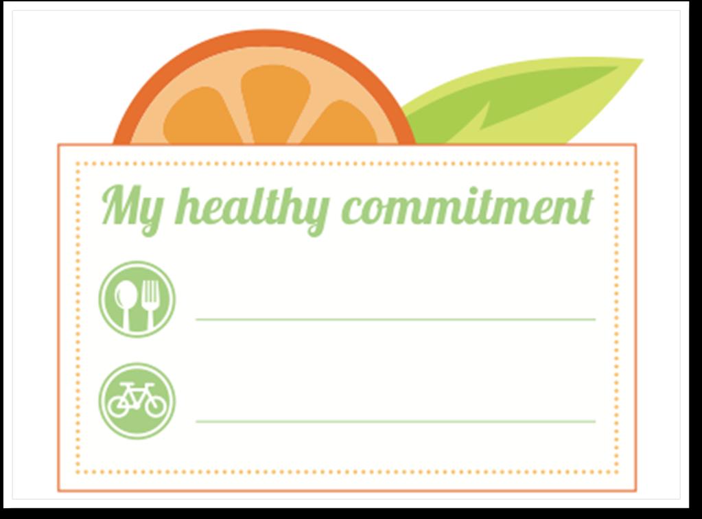 Hábitos saudáveis THe Lorem Ipsums Primavera 2016 Escreve o teu compromisso saudável com a