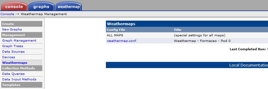 Lab3: Weathermap (integração com o