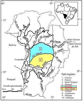 Aquidauana e Corumbá. Silva & Abdon (1998). A localização da área de estudo pode ser verificada na Figura 1.