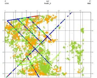 Todo o processo foi realizado em duas grandes etapas: primeiro a construção de um modelo morfológico de litogrupos (interpretação heurística da geologia da região) e, seguidamente, a construção do