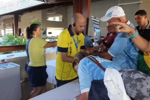 No evento, o acompanhamento é completo desde a chegada no