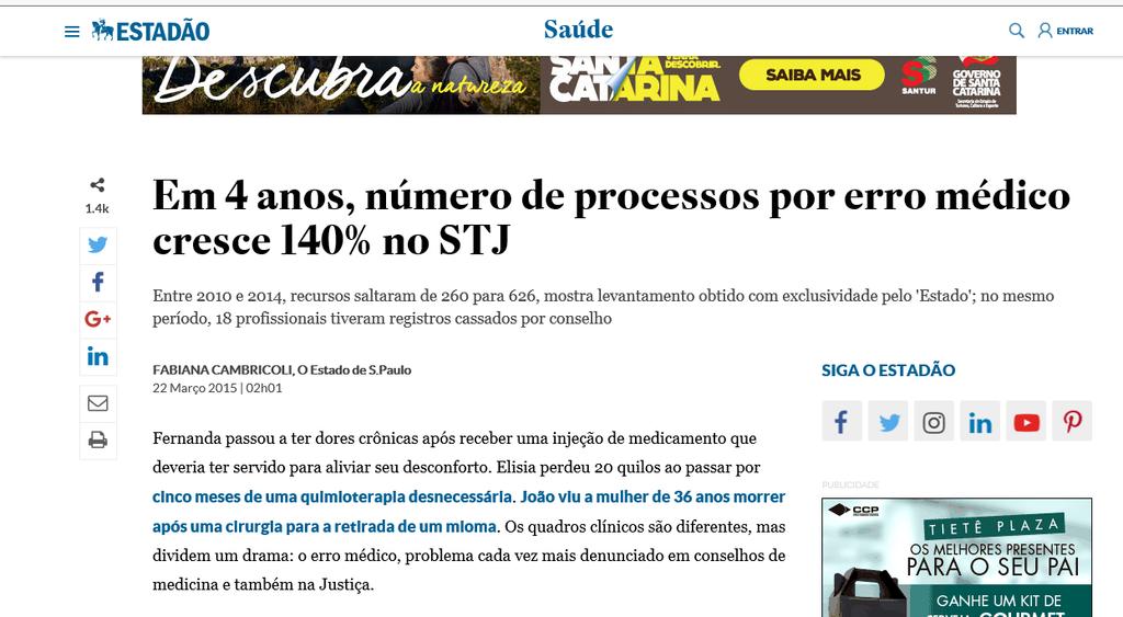 CRESCE O NÚMERO DE CASOS