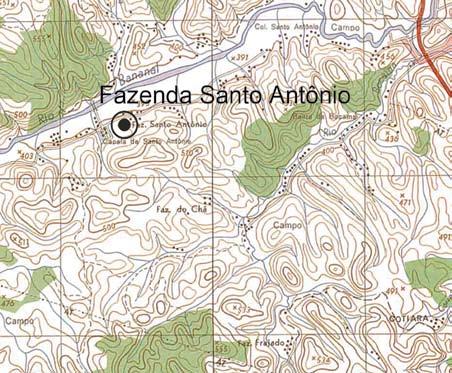 Parceria: denominação Fazenda Santo Antônio códice AI - F05 - BM localização Rua São João