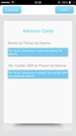 Operação do telefone no sistema de alarme em caso de chamada de emergência Ao ativar o sistema de alarme será feita uma chamada (se configurado) para o gestor do sistema.